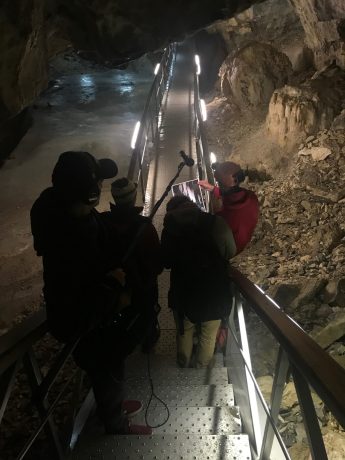 PNP_BTS_Demänovská ľadová jaskyňa_HITCHHIKER Cinema Behind the scenes